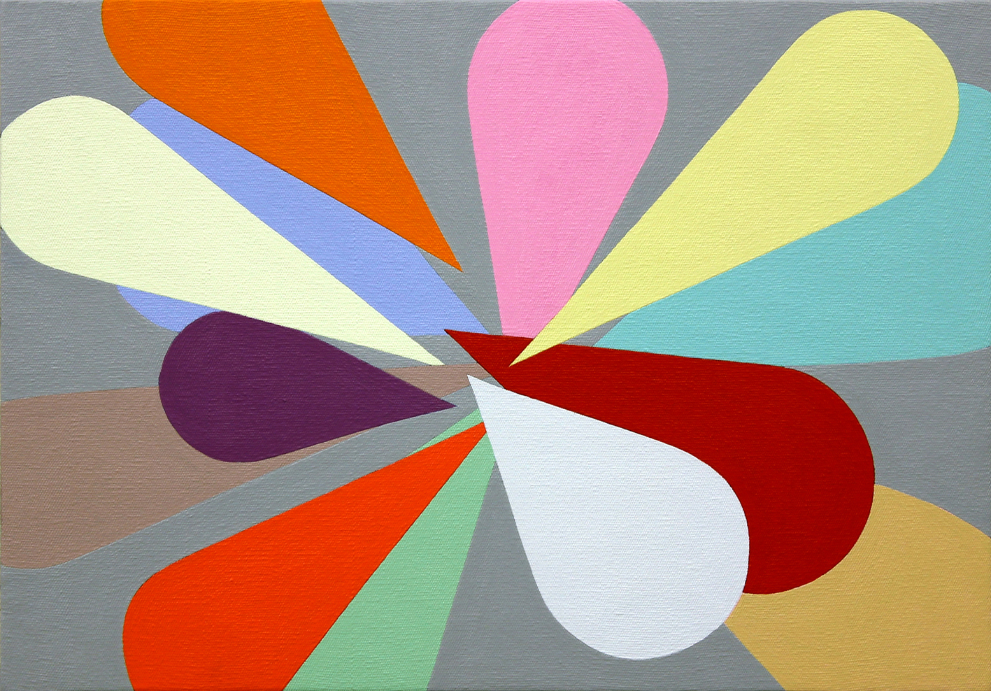 Memorias imaginadas, 2014, acrylic on canvas, 38 x 55 cm.